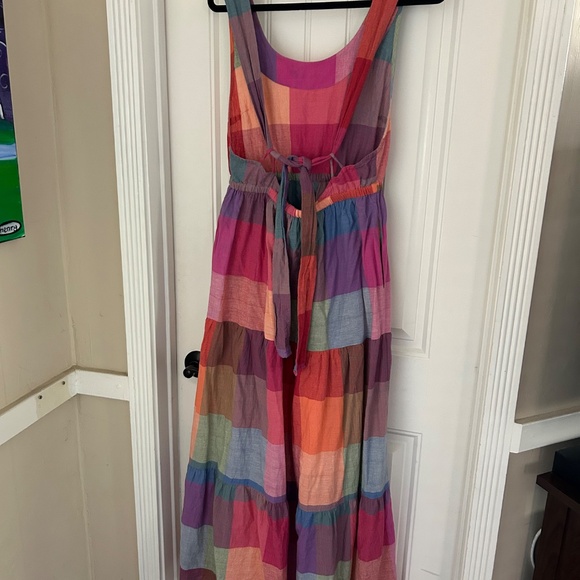 Rujuta Sheth Gema Tier dress in Prism Chex - M - Picture 5 of 7